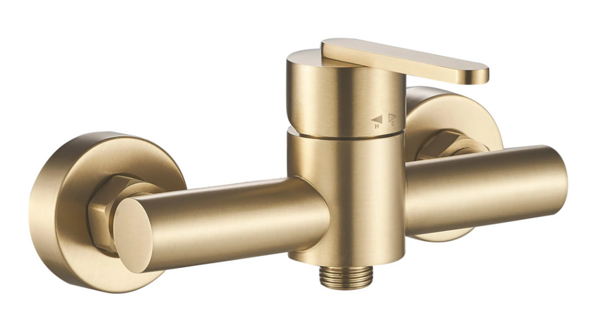 Змішувач для ванни та душу REA ONTARIO BRUSHED GOLD без виливу REA-B5501 фото