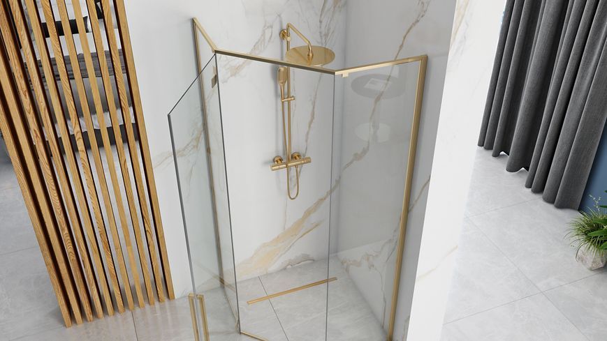Душова кабіна REA DIAMOND 90х90 GOLD REA-K4904 фото