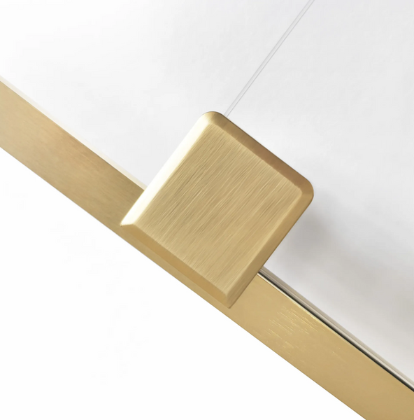 Душова кабіна REA MONTANA 90х100 BRASHED GOLD KPL-K2508 фото