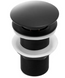 Донний клапан для раковини YOKA CLICK-CLACK BLACK без переливу BK.POP-14-BP-BLK фото 1