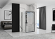 Душова кабіна REA RAPID SWING 80x100 BLACK REA-K6421 + REA-K6410 фото 4