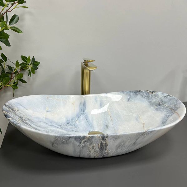 Умивальник (раковина) VBI TURIN GRANIT GLOSSY накладний VBI-011507 фото