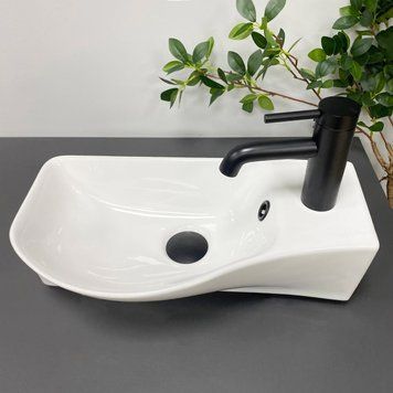 Умывальник (раковина) VBI FERMO L WHITE подвесной VBI-015609 фото
