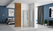 Душова кабіна REA DIAMOND 90х90 BRUSHED GOLD REA-K6506 фото 2