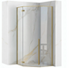 Душова кабіна REA DIAMOND 90х90 BRUSHED GOLD REA-K6506 фото 1