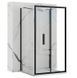 Душевая кабина REA RAPID FOLD 90х90 BLACK пристенная REA-KPL-09914 фото 1