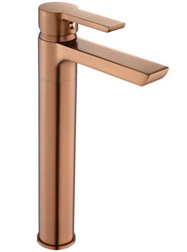 Змішувач для раковини (умивальника) REA ARGUS BRUSHED COPPER високий REA-B3006 фото