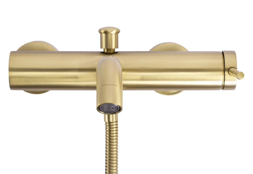 Змішувач для ванни REA SPOT BRUSHED GOLD з виливом REA-B2083 фото