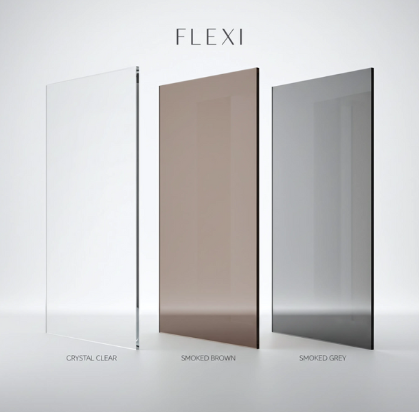 Душова стінка REA FLEXI 90 TRANSPARENT BLACK KPL-K99166 фото