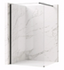 Душова стінка REA FLEXI 90 TRANSPARENT BLACK KPL-K99166 фото 1
