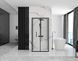 Душова кабіна REA RAPID FOLD 100х80 BLACK пристінна REA-KPL-09916 фото 4
