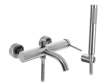 Змішувач для ванни REA SPOT NIKIEL BRUSHED з виливом REA-B2082 фото