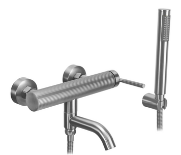 Змішувач для ванни REA ARGON NIKIEL BRUSHED з виливом REA-B6452 фото