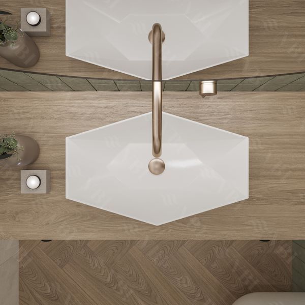 Умывальник (раковина) VBI VENEZIA S WHITE накладной VBI-012401 фото