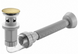 Меблевий сифон REA FLOW + CLICK-CLACK BRUSHED GOLD універсальний REA-A9496 фото 1