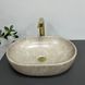 Умывальник (раковина) VBI MODENA S BEIGE STONE MATT накладной VBI-012003 фото 3