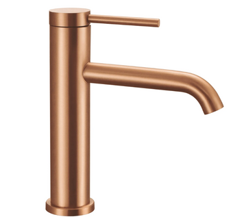 Змішувач для раковини (умивальника) REA CLIF BRUSHED COPPER низький REA-B2087 фото