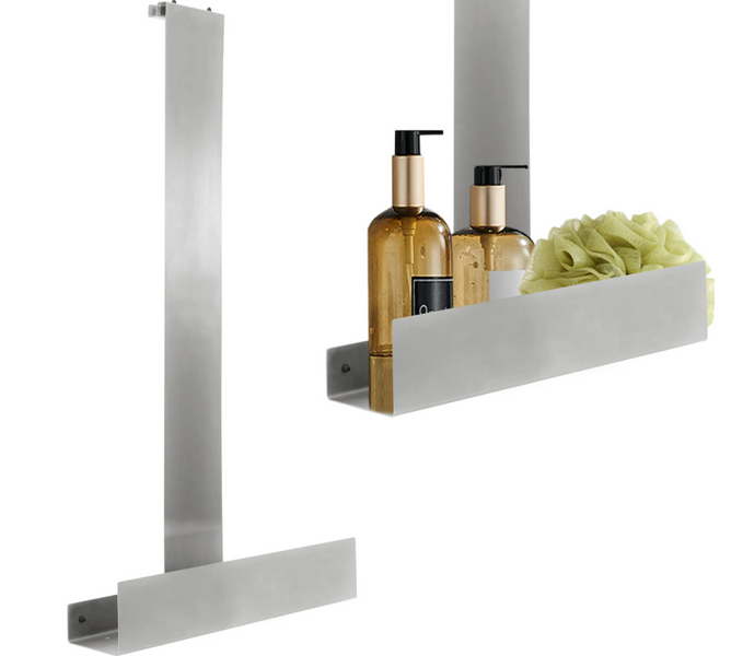 Полиця REA TORI NIKIEL BRUSHED на душову стінку REA-85002 фото