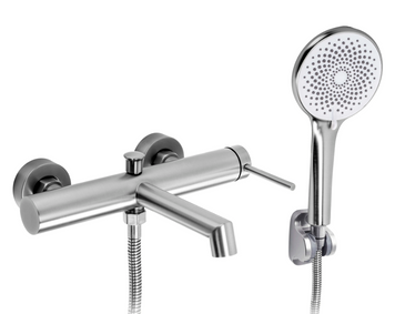 Змішувач для ванни REA FOSS NICKEL BRUSHED з виливом REA-B6892 фото
