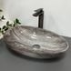 Умивальник (раковина) VBI VICENZA DARK STONE GLOSSY накладний VBI-014800 фото 3