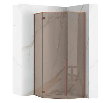 Душевая кабина REA DIAMOND 90х90 BRUSHED COPPER REA-K6966 фото