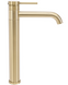 Змішувач для раковини (умивальника) REA LUNGIS BRUSHED GOLD високий REA-B6101 фото 2