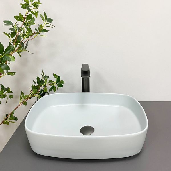 Умывальник (раковина) VBI AOSTA SMOKE BLUE накладной VBI-013702 фото