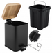 Кошик для сміття YOKA SIDO BLACK BAMBOO 3л. для ванної кімнати CH.SIDO-BLK фото 3