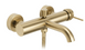 Змішувач для ванни REA LUNGO GRIP BRUSHED GOLD з виливом REA-B6398 фото 4