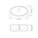 Умывальник (раковина) VBI VENETO LAVA GLOSSY накладной VBI-012804 фото 4