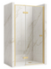 Душові двері REA ATLAS 100 P BRUSHED GOLD REA ATLAS 100 P BRUSHED GOLD KPL-K4675 фото 1