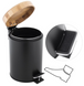 Кошик для сміття YOKA BIN BLACK BAMBOO 3л. для ванної кімнати CH.BIN-BLK фото 5