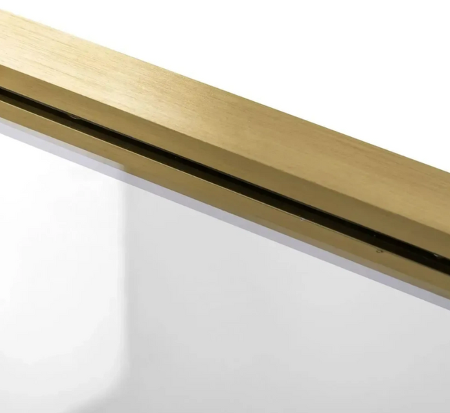 Душевая дверь REA ATLAS 100 L BRUSHED GOLD KPL-K4674 фото