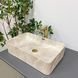 Умивальник (раковина) VBI ARABBA M BEIGE STONE MATT накладний VBI-013504 фото 2