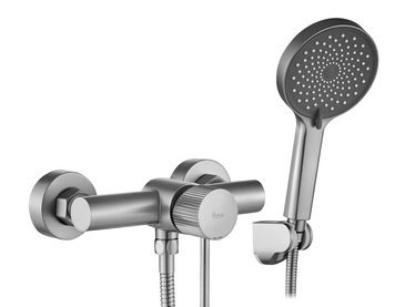Змішувач для ванни REA LUNGO STRIPE NIKIEL BRUSHED без виливу REA-B9491 фото