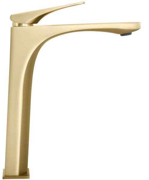 Змішувач для раковини (умивальника) REA JOE BRUSHED GOLD високий REA-B8991 фото