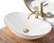 Умивальник (раковина) REA ROYAL WHITE GOLD EDGE накладний REA-U8570 фото 5