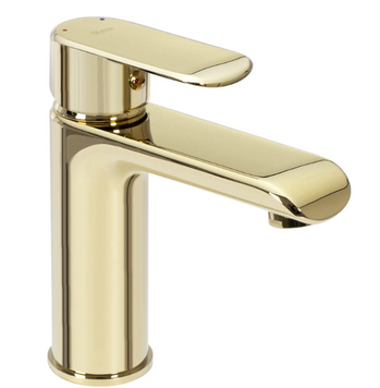 Змішувач для раковини (умивальника) REA BLOOM GOLD золото низький REA-B6200 фото