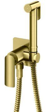 Набір гігієнічного душу KOHLMAN EXPERIENCE BRUSHED GOLD QW135EGDB фото