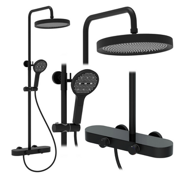 Душевой гарнитур REA CREO BLACK REA-P0360 фото