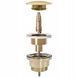Донный клапан для раковины REA CLICK-CLACK BRUSHED GOLD универсальный REA-A8585 фото 2