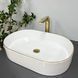 Умывальник (раковина) VBI VERONA 60 WHITE GOLD EDGE накладной VBI-011308 фото 3