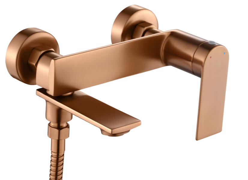 Змішувач для ванни і душу REA STORM BRUSHED COPPER з виливом REA-B3003 фото
