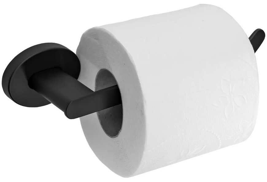 Тримач для туалетного паперу REA 322186 BLACK чорний REA-77047 фото