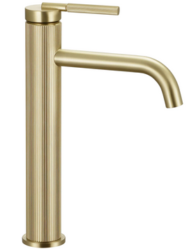 Змішувач для раковини (умивальника) REA ARGON BRUSHED GOLD високий REA-B7802 фото
