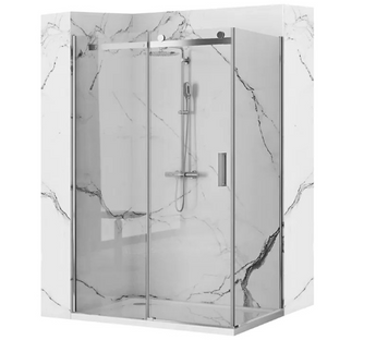 Душова кабіна REA NIXON 100х120 L CHROME REA-K5014 + REA-K5002 фото
