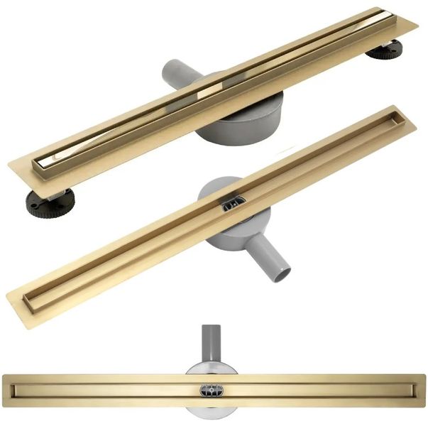 Трап для душа REA NEO SLIM MIRROR GOLD PRO 100см REA-G5612 фото