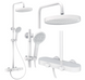 Душовий гарнітур REA CREO WHITE REA-P0359 фото 1