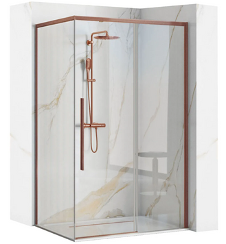 Душова кабіна REA SOLAR 80х100 BRUSHED COPPER REA-K9513 фото