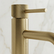 Смеситель для раковины REA LUNGO STRIPE BRUSHED GOLD высокий REA-B8051 фото 2